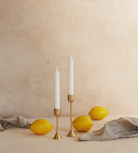 Load image into Gallery viewer, Elizabeth Candle Holder Gold Mid