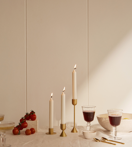 Load image into Gallery viewer, Elizabeth Candle Holder Gold Small