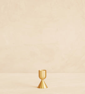 Load image into Gallery viewer, Elizabeth Candle Holder Gold Small