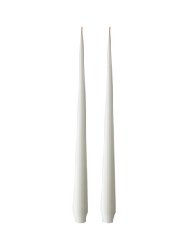 Ester & Erik Taper Candle 22cm Pure White Pack of 2
