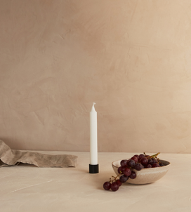 Load image into Gallery viewer, Audrey Pillar Candle Holder Black
