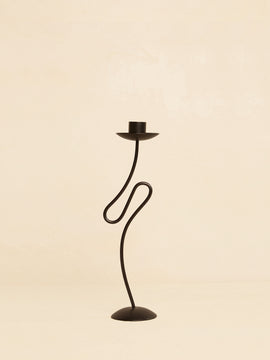 Grace Candle Holder Black