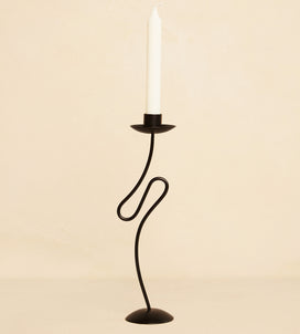 Load image into Gallery viewer, Grace Candle Holder Black
