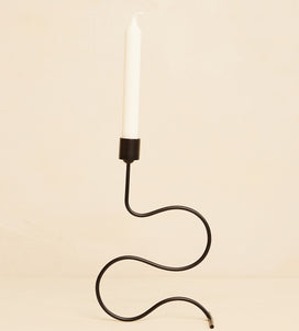 Load image into Gallery viewer, Marilyn Candle Holder Black
