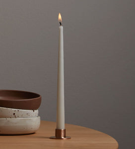 Load image into Gallery viewer, Ester &amp; Erik Taper Candle 22cm Ivory Pack of 2
