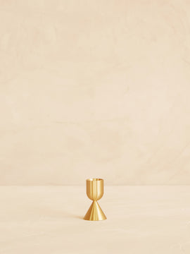 Elizabeth Candle Holder Gold Small