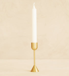 Load image into Gallery viewer, Elizabeth Candle Holder Gold Mid
