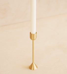 Load image into Gallery viewer, Elizabeth Candle Holder Gold Tall
